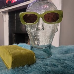 Crap Eyewear Olive Green Shades With Case